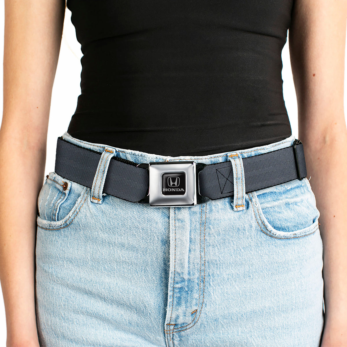 Honda Seatbelt Belt - Reclaimed Black Panel Webbing Seatbelt Belts Honda