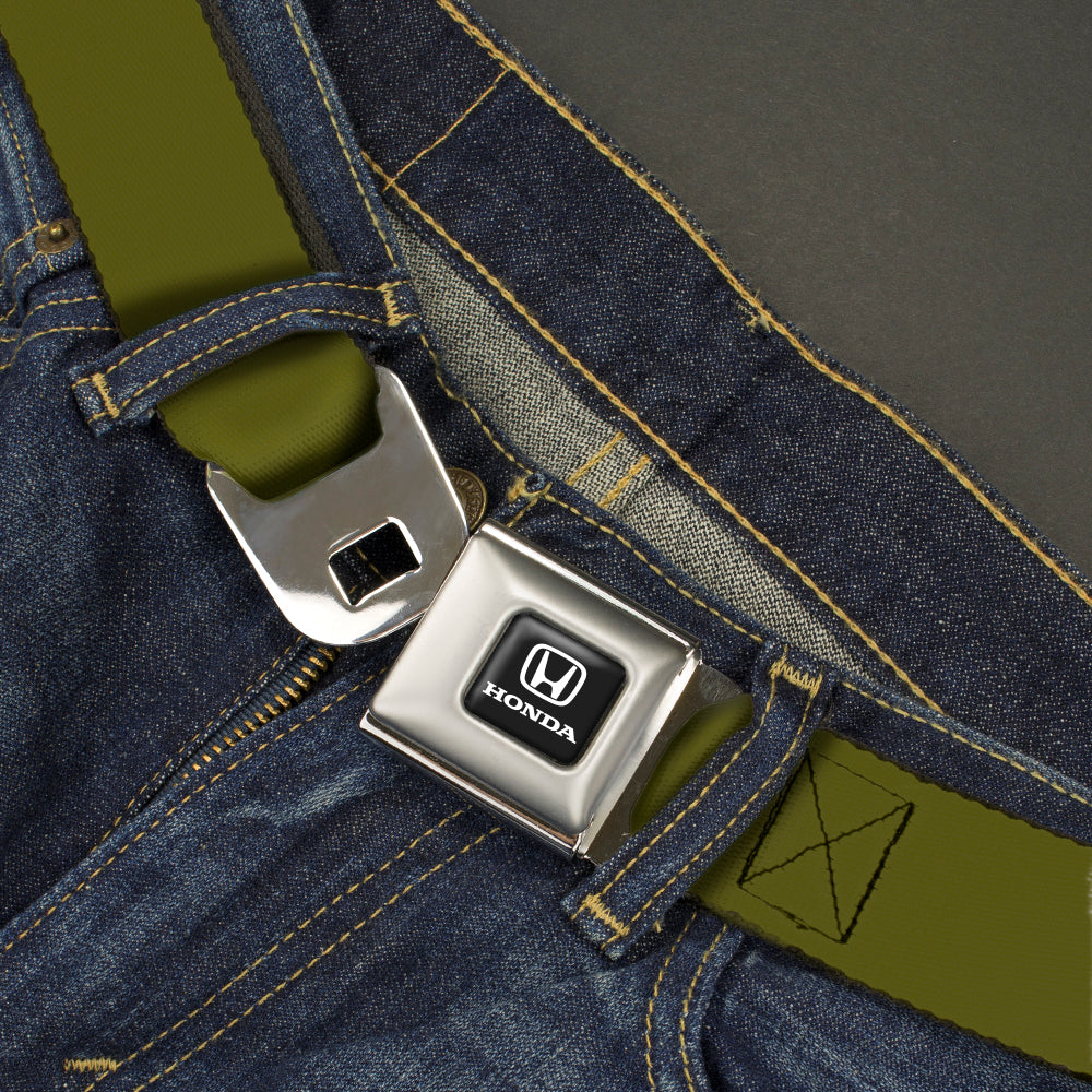 Honda Seatbelt Belt - Olive Webbing Seatbelt Belts Honda