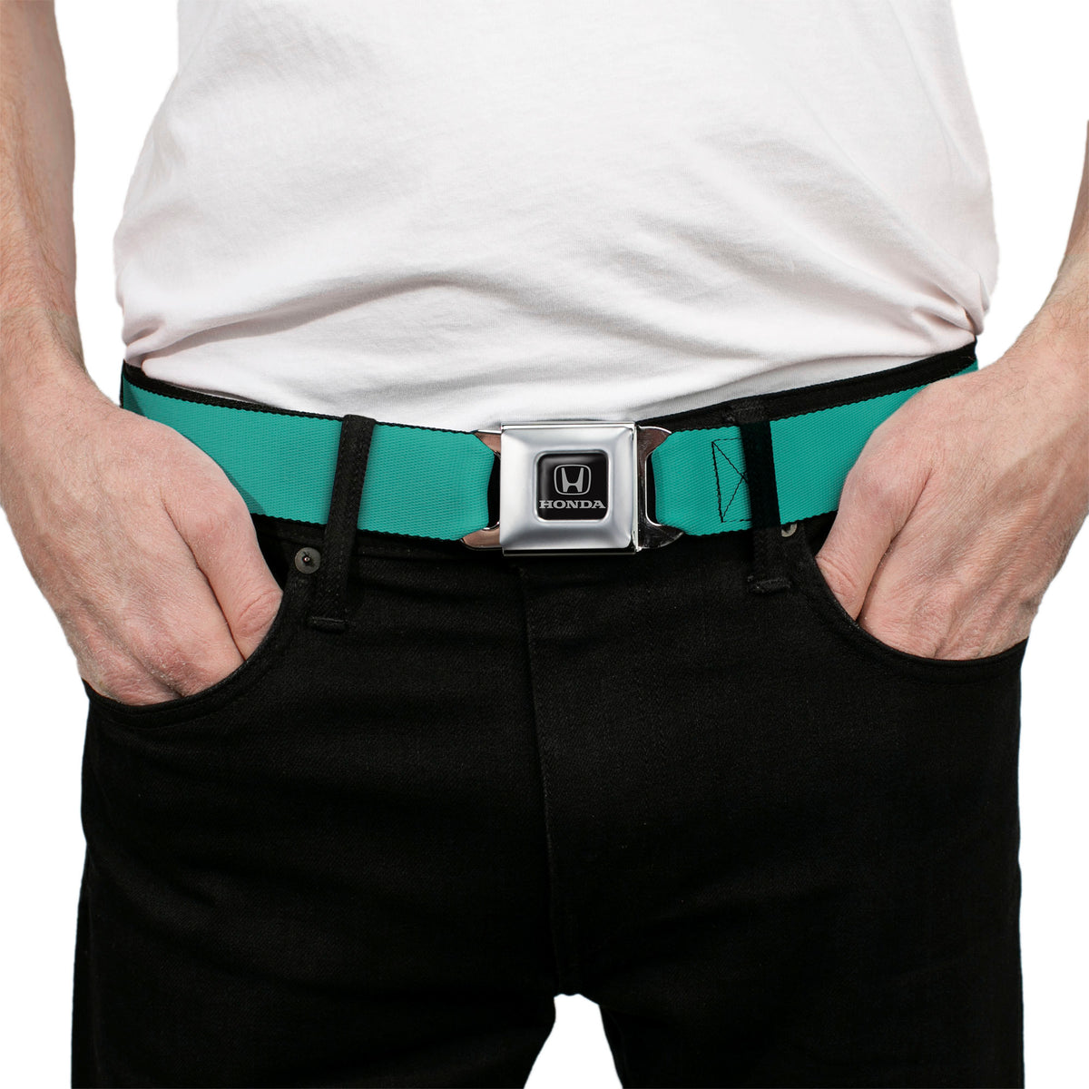 Honda Seatbelt Belt - Teal Webbing Seatbelt Belts Honda