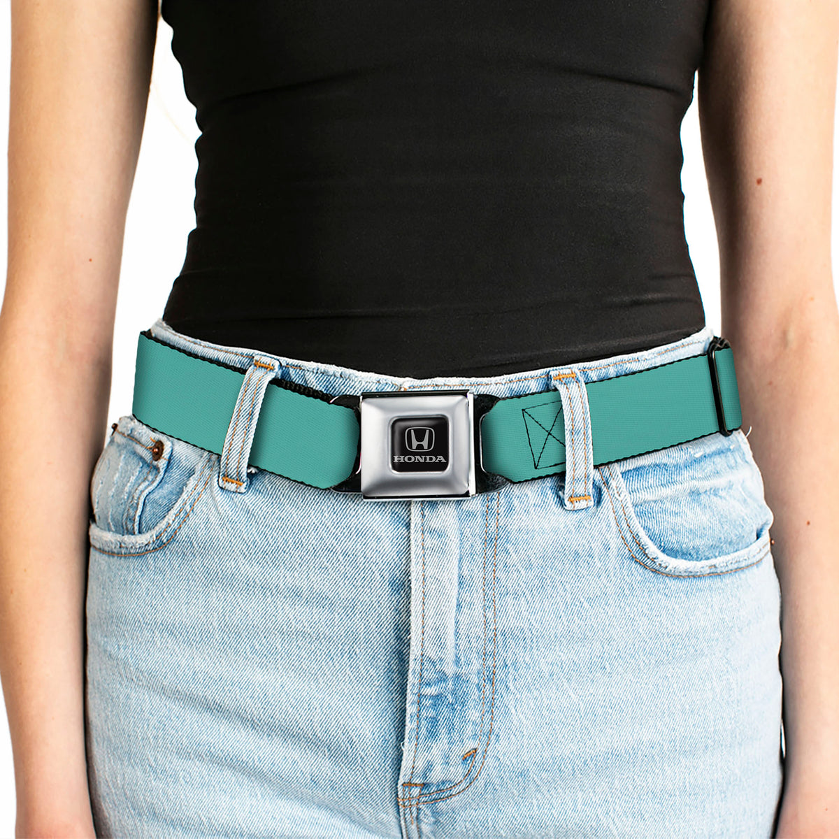Honda Seatbelt Belt - Teal Webbing Seatbelt Belts Honda