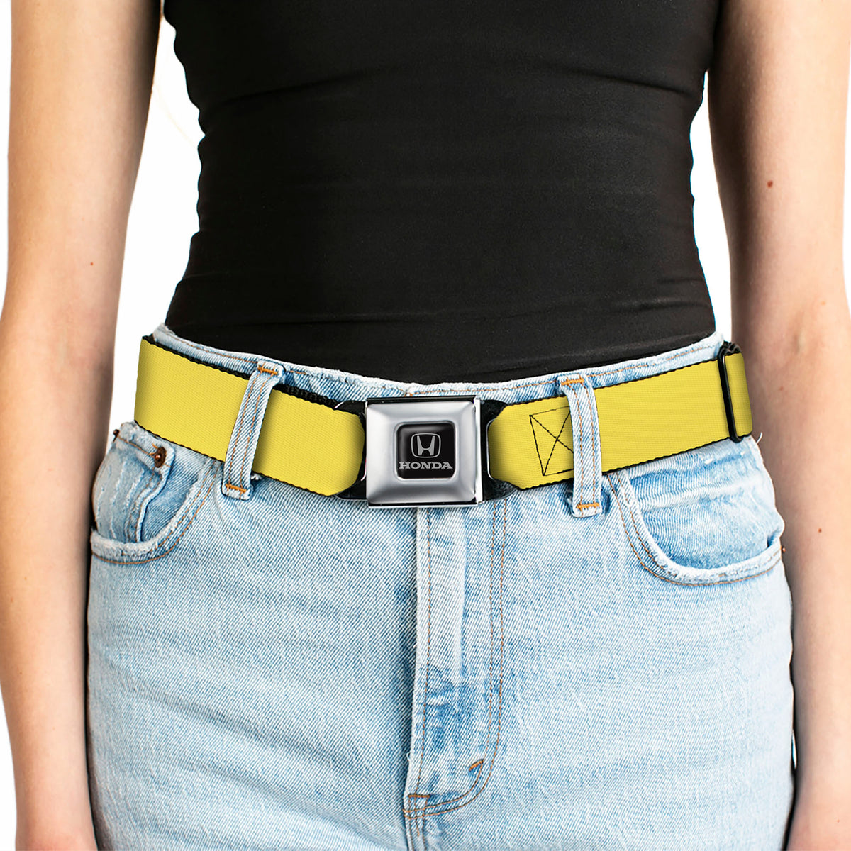 Honda Seatbelt Belt - Yellow Webbing Seatbelt Belts Honda