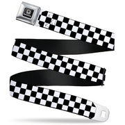 Honda Seatbelt Belt - Checker Black/White Webbing Seatbelt Belts Honda
