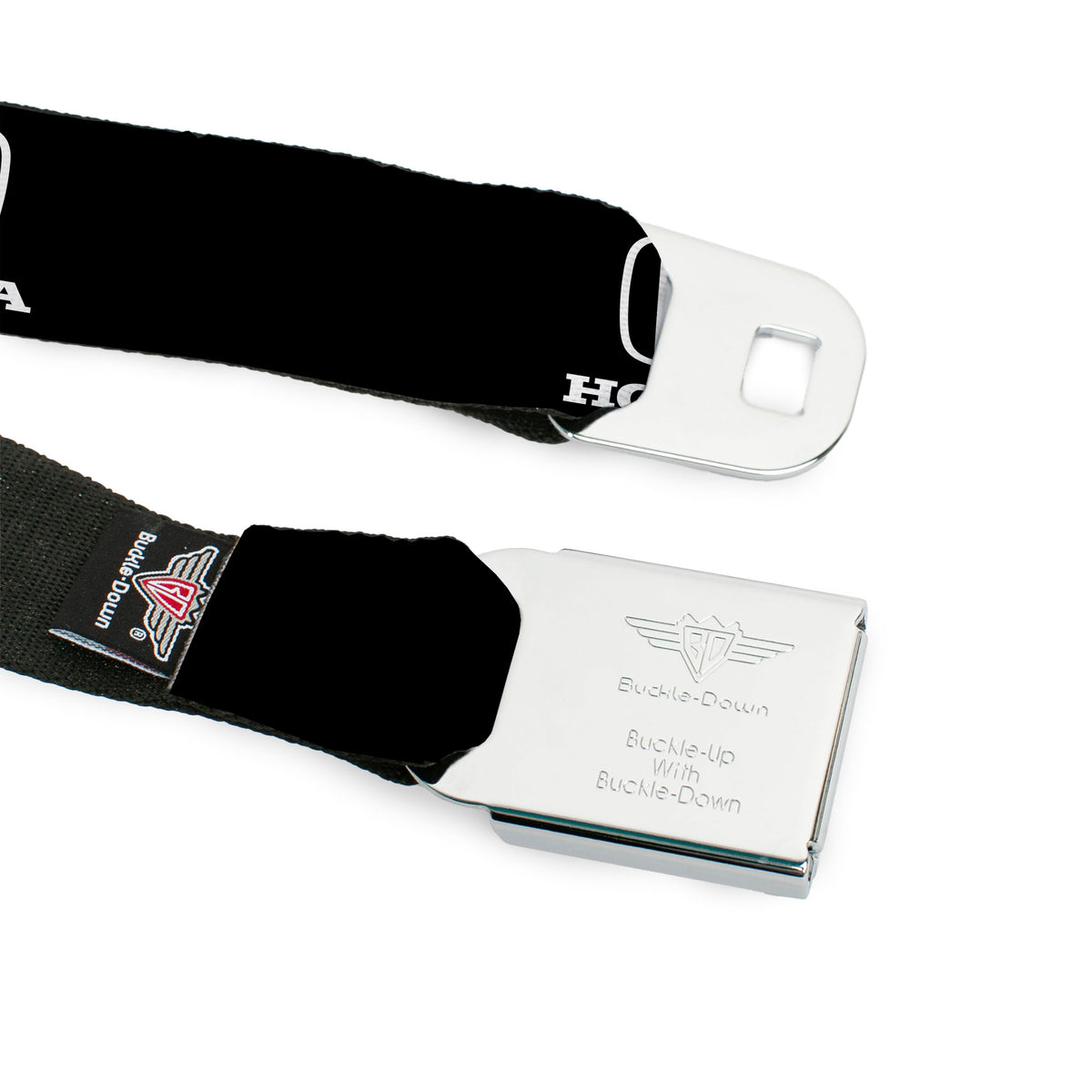 Honda Seatbelt Belt - Honda Logo Black/White Webbing Seatbelt Belts Honda