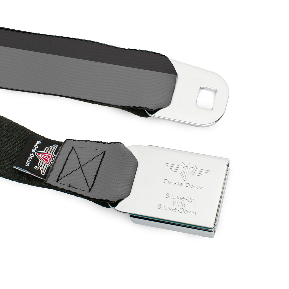 Toyota Gazoo Racing GR Logo Full Color Black/White/Red Seatbelt Belt - TOYOTA GAZOO RACING GR Logo and Text Grays/Black/White Webbing Seatbelt Belts Toyota