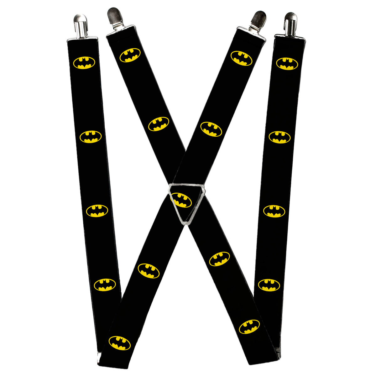 Suspenders - Batman Shield Black/Yellow Suspenders DC Comics