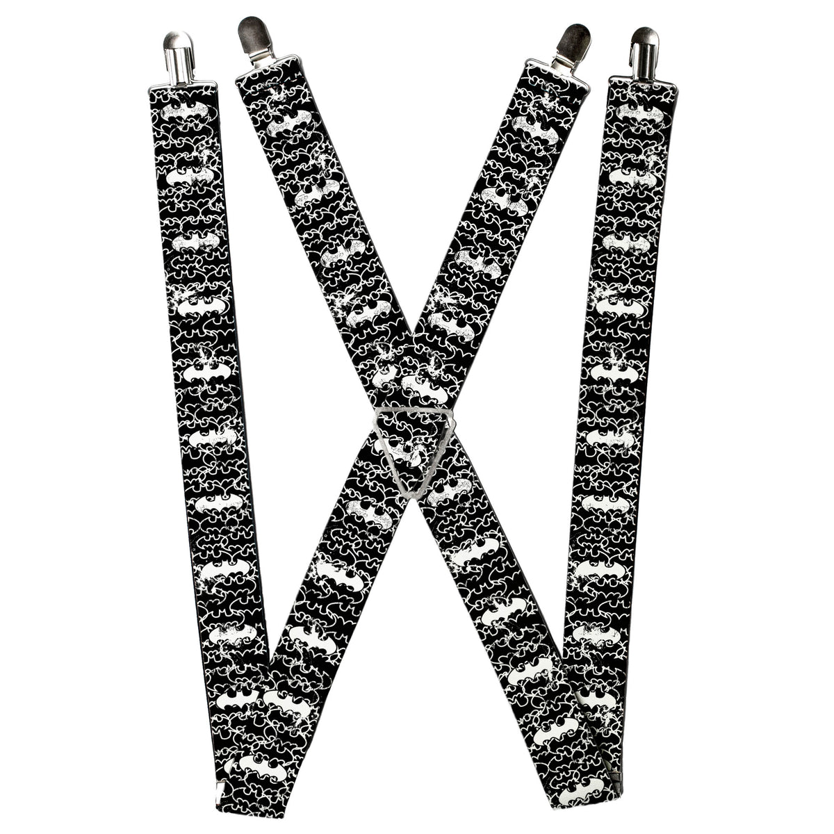Suspenders - Batman Outlines Black/White Suspenders DC Comics