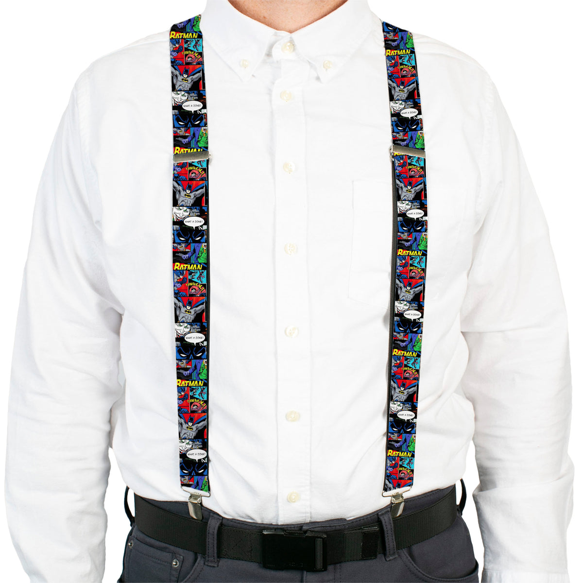 Suspenders - Batman & Joker Comic Strip Suspenders DC Comics
