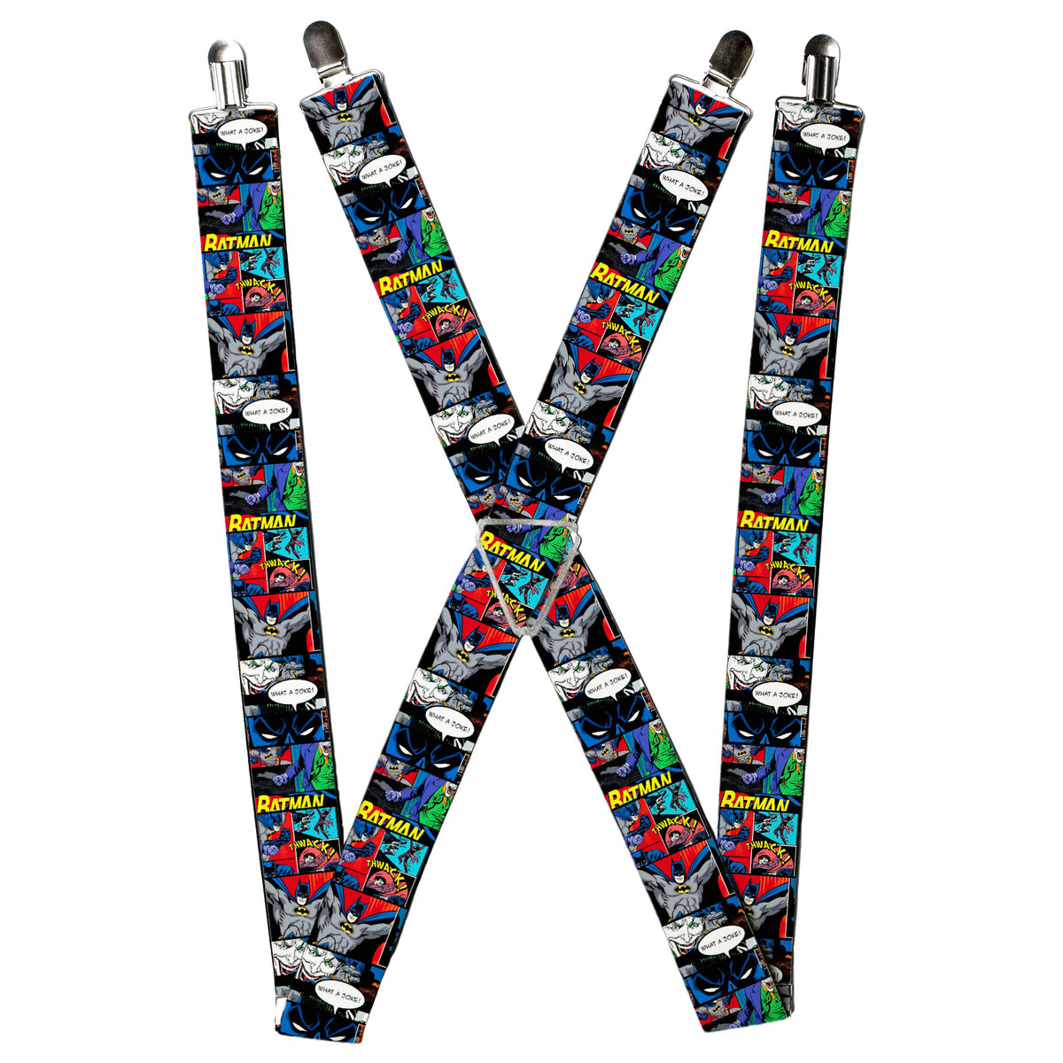 Suspenders - Batman & Joker Comic Strip Suspenders DC Comics