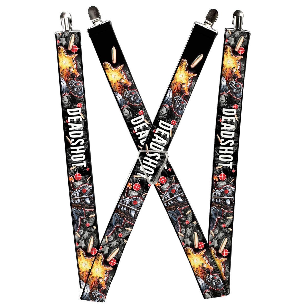 Suspenders - DEADSHOT Face/Pose/Targets/Bullets Suspenders DC Comics