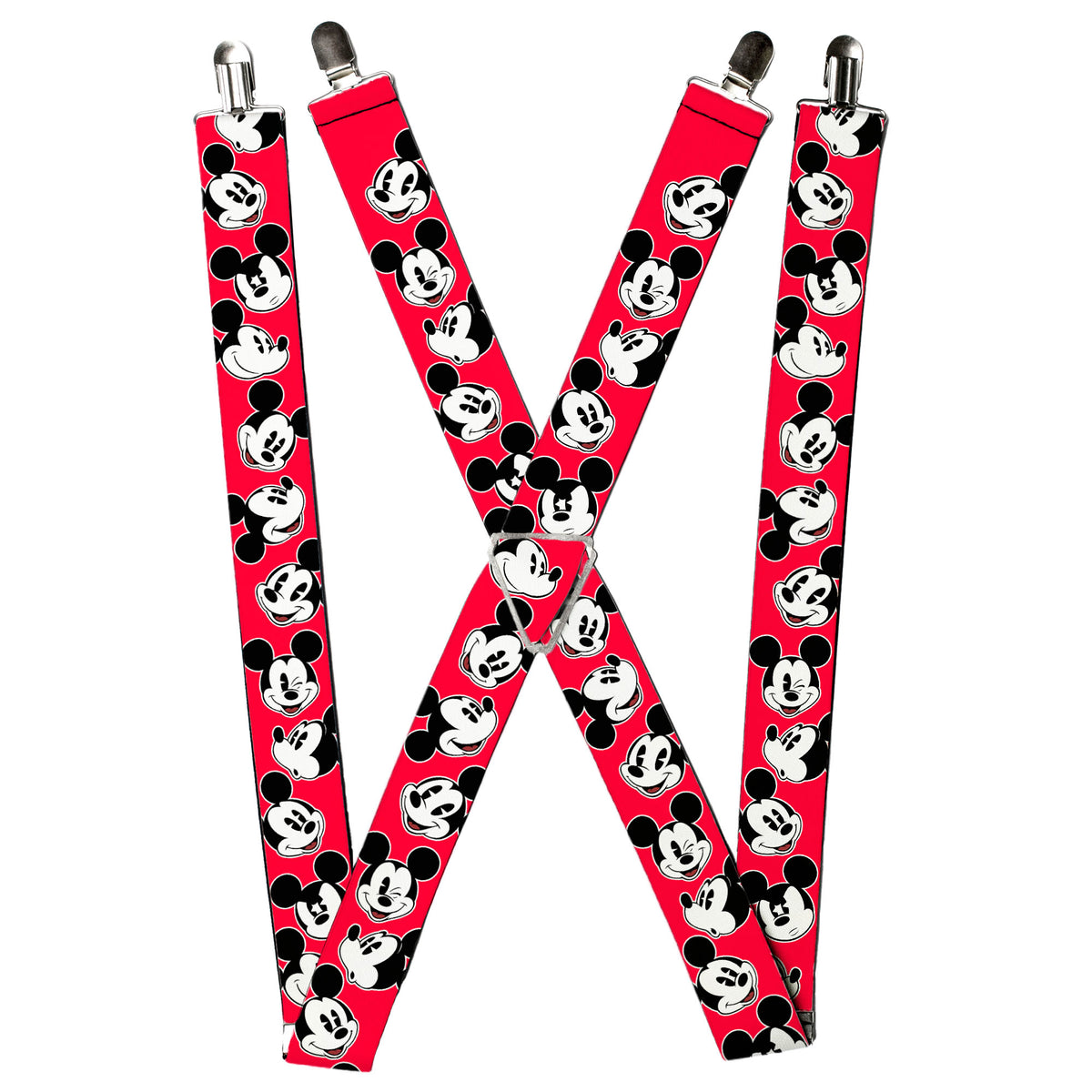 Suspenders - Mickey Mouse Expressions Red/Black/White Suspenders Disney