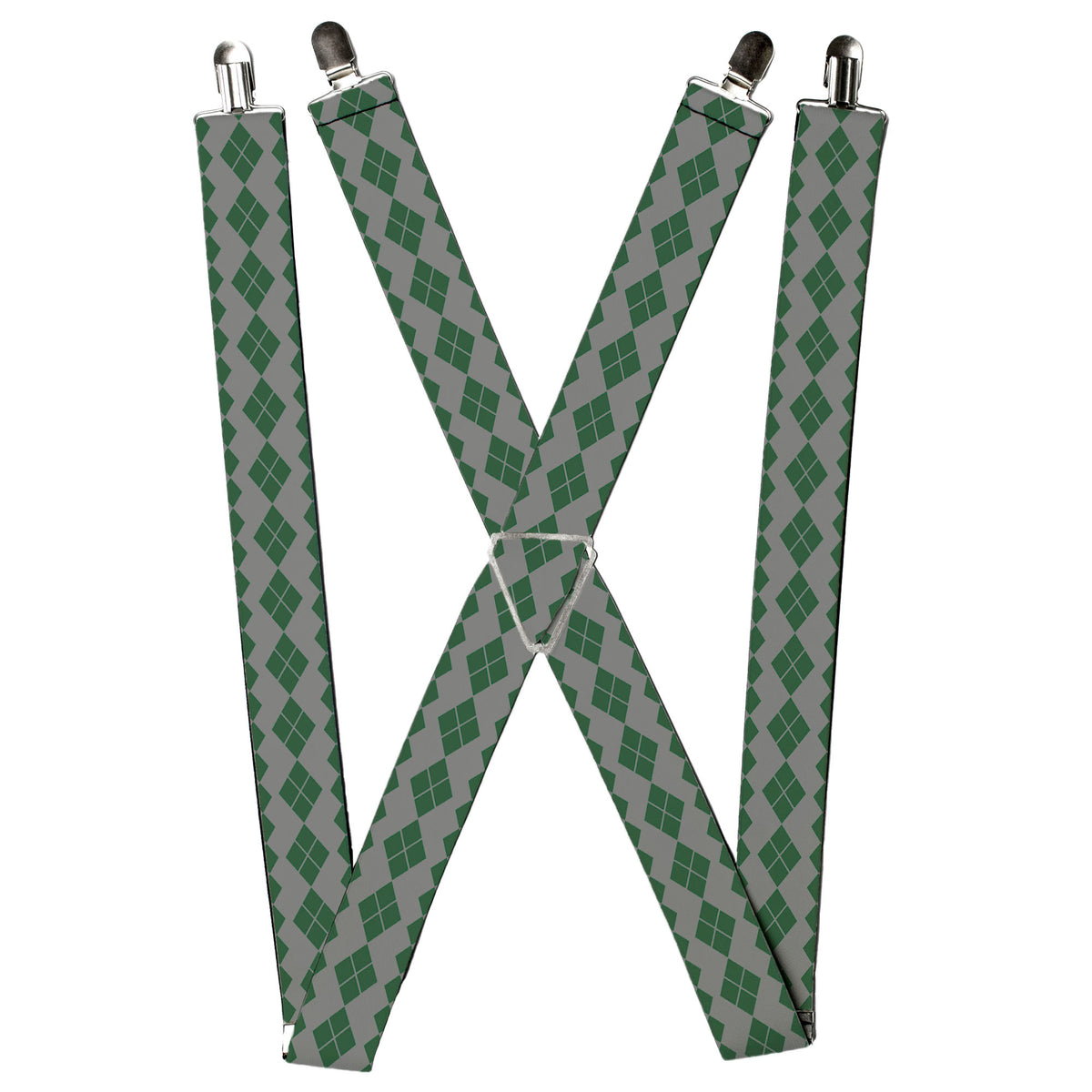 Suspenders - Joker Diamonds Gray/Green Suspenders DC Comics
