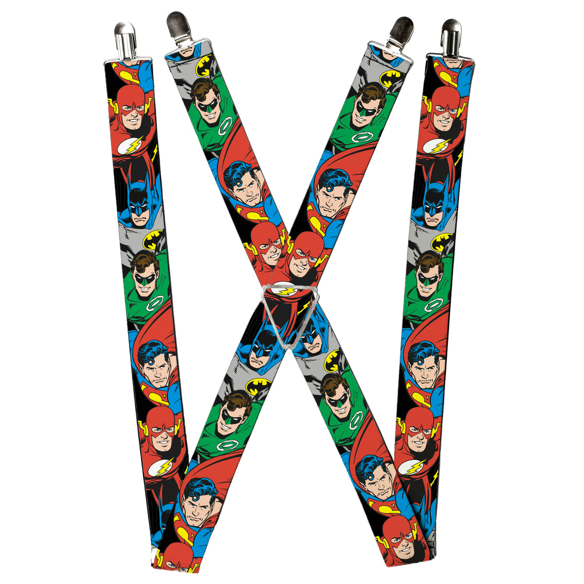 Suspenders - Justice League Superheroes CLOSE-UP New Suspenders DC Comics