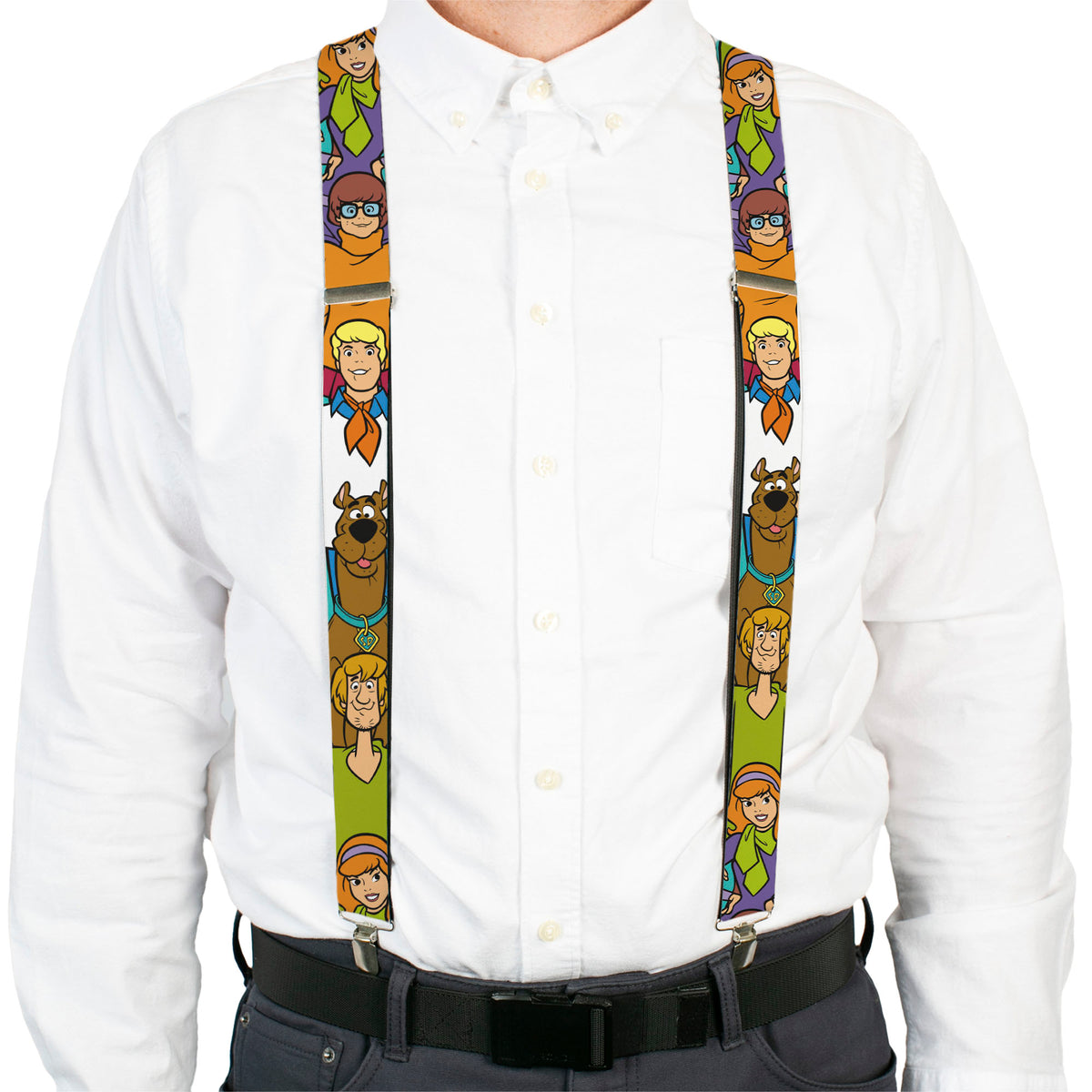 Suspenders - Scooby Doo 5-Character Poses Stack Suspenders Scooby Doo
