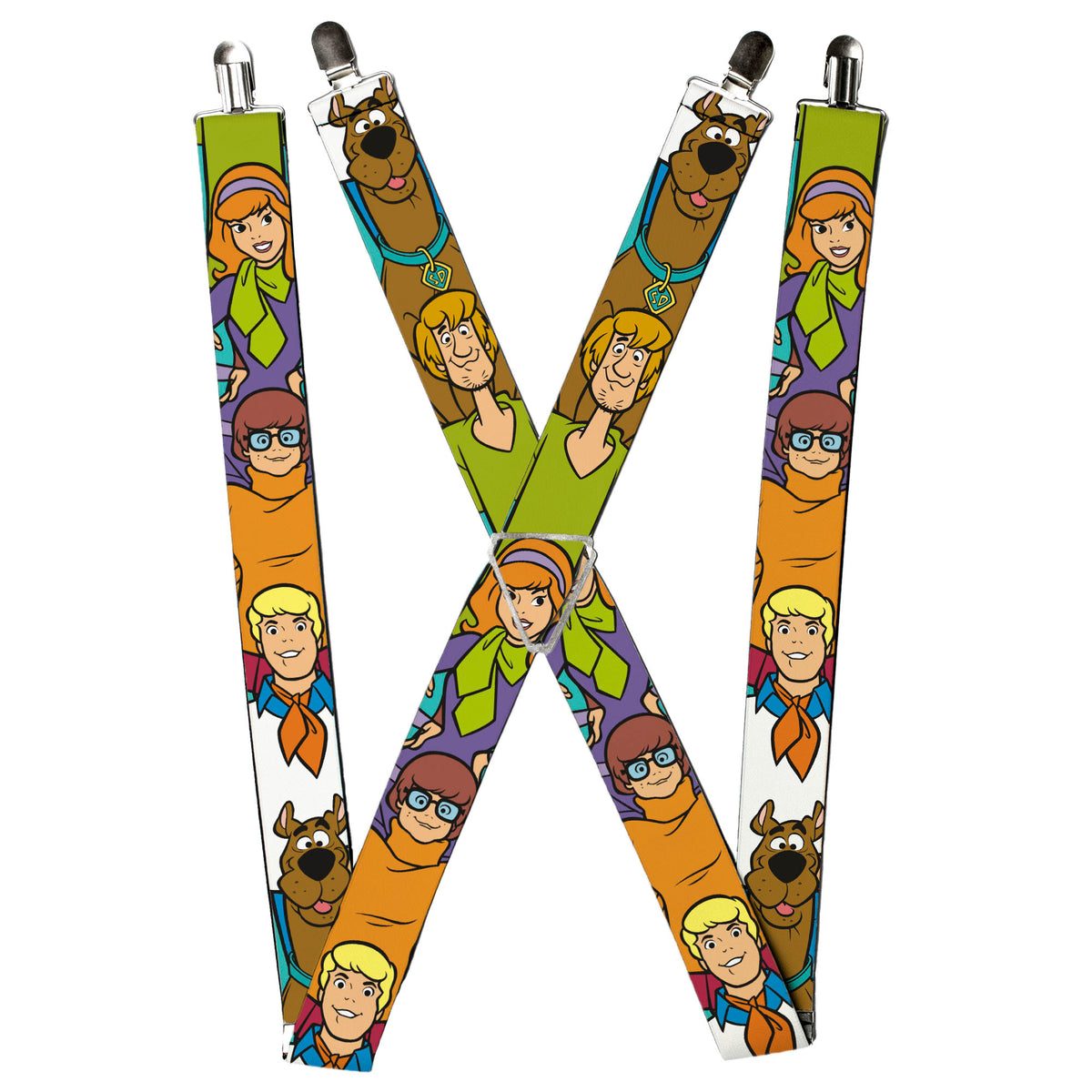 Suspenders - Scooby Doo 5-Character Poses Stack Suspenders Scooby Doo