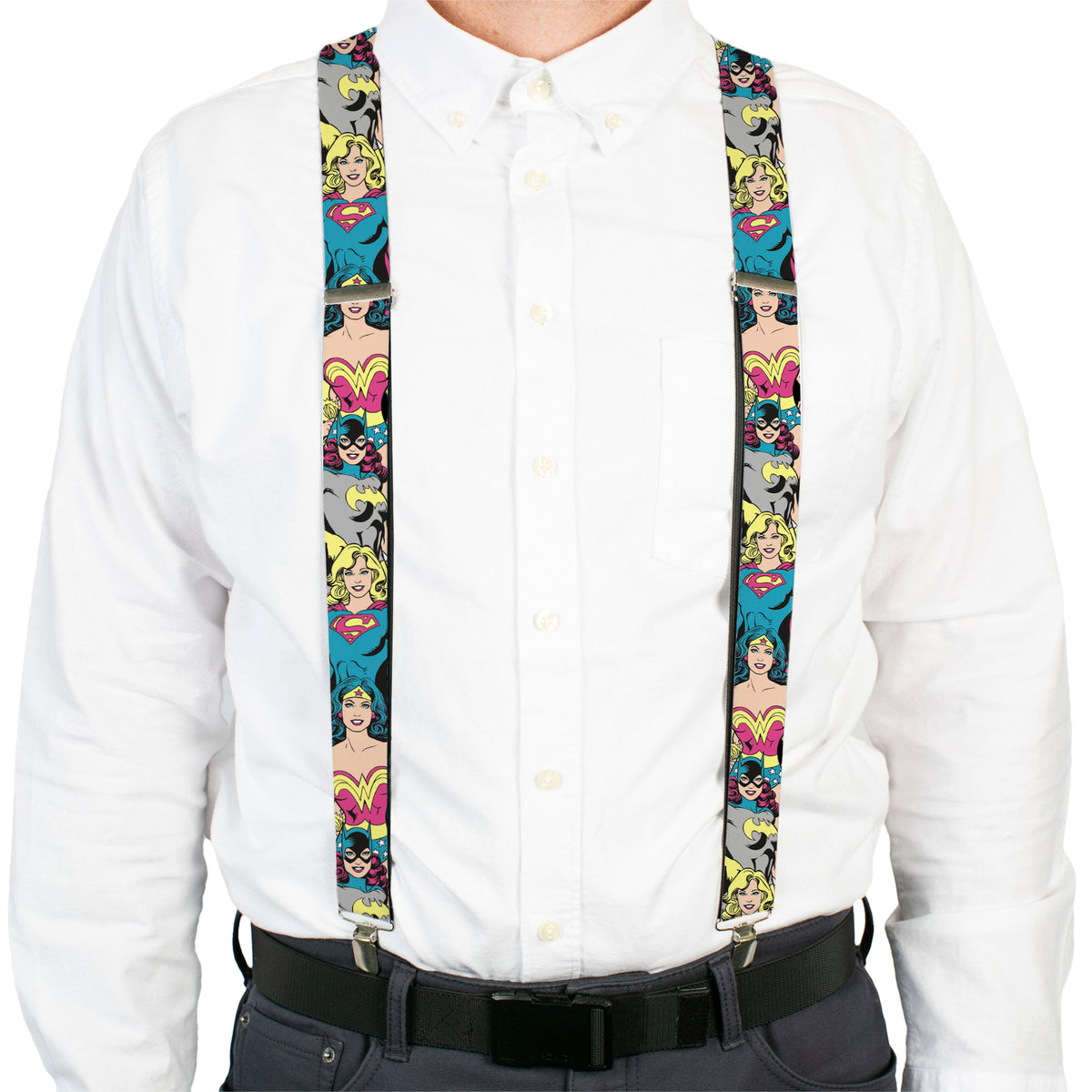 Suspenders - Batgirl/Supergirl/Wonder Woman Poses Suspenders DC Comics