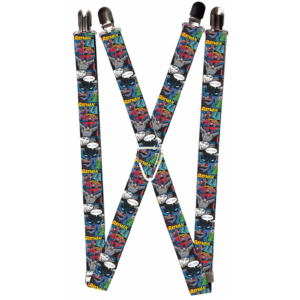 Suspenders - Batman & Joker Comic Strip Suspenders DC Comics