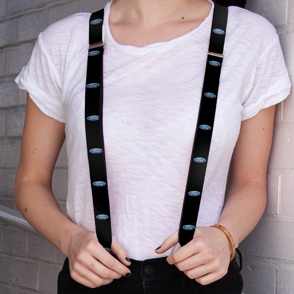 Suspenders - Ford Oval Logo REPEAT Suspenders Ford