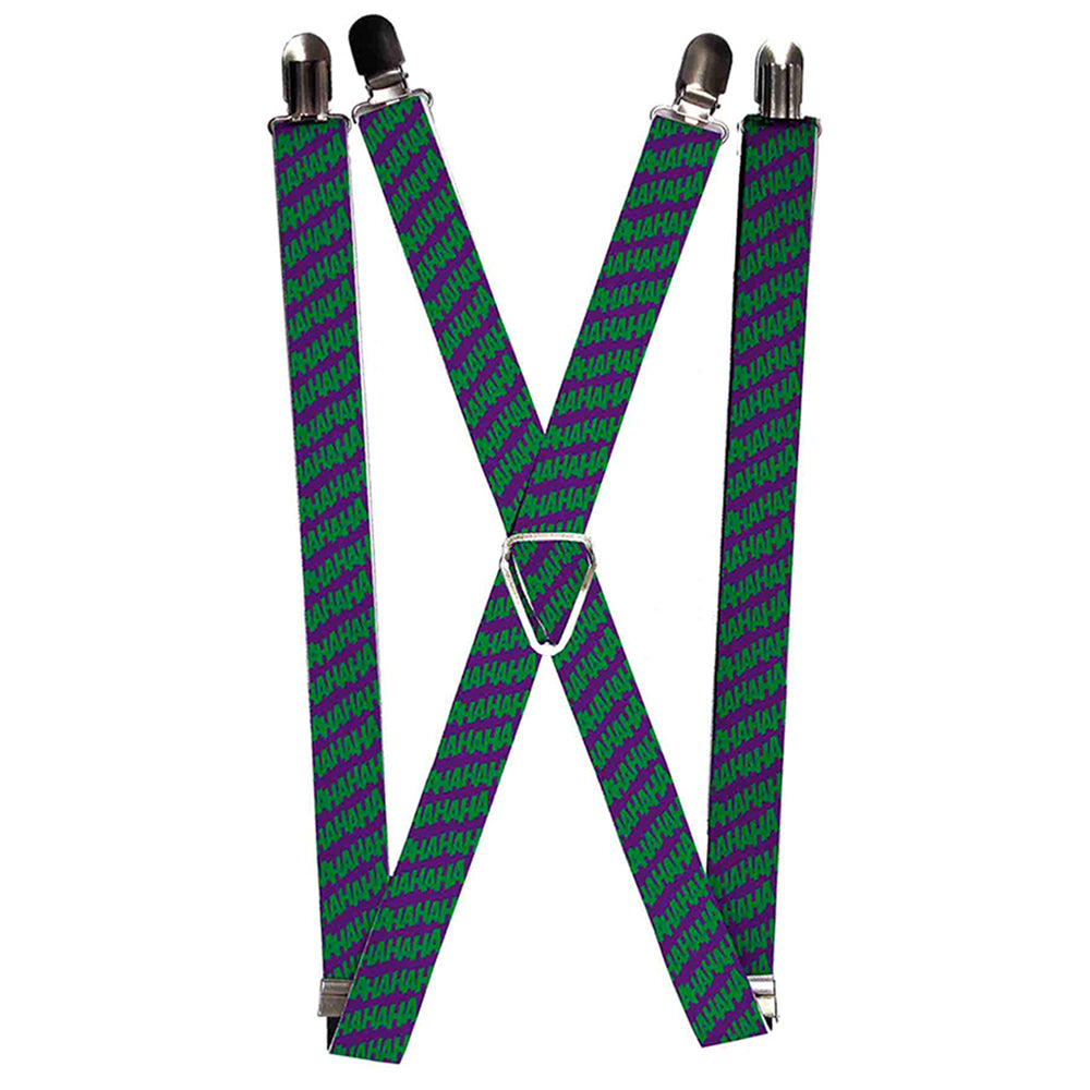 Suspenders - Joker HAHAHA Purple/Green Suspenders DC Comics 1.0-Inch Wide Regular