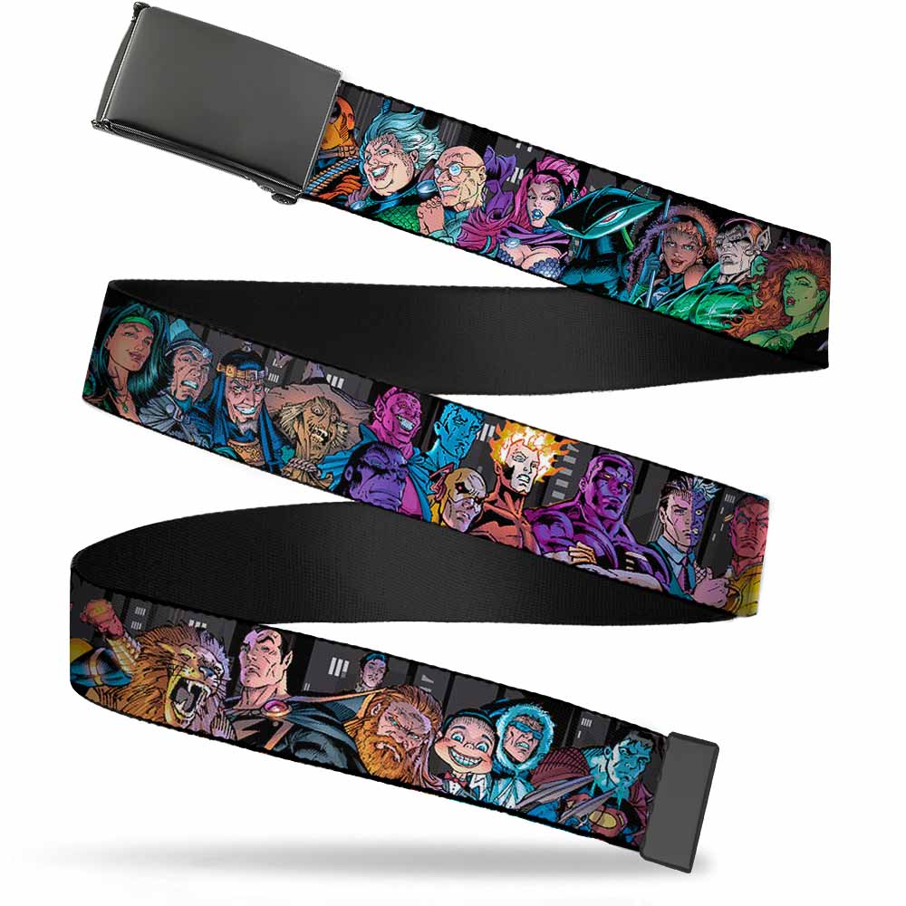 Black Buckle Web Belt - Injustice League of America Issue #13 Villains Webbing Web Belts DC Comics