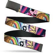 Web Belt Blank Black Buckle - My Little Pony Friendship is Magic Close-Up Blocks Webbing Web Belts Hasbro