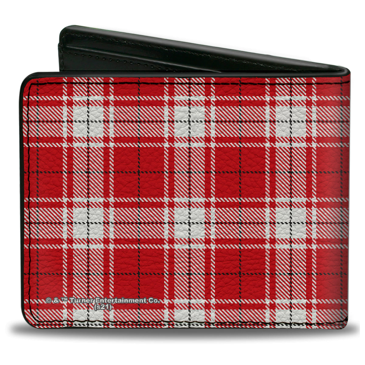 Bi-Fold Wallet - A Christmas Story RALPHIE Smiling Face Plaid Red White Green Bi-Fold Wallets A Christmas Story