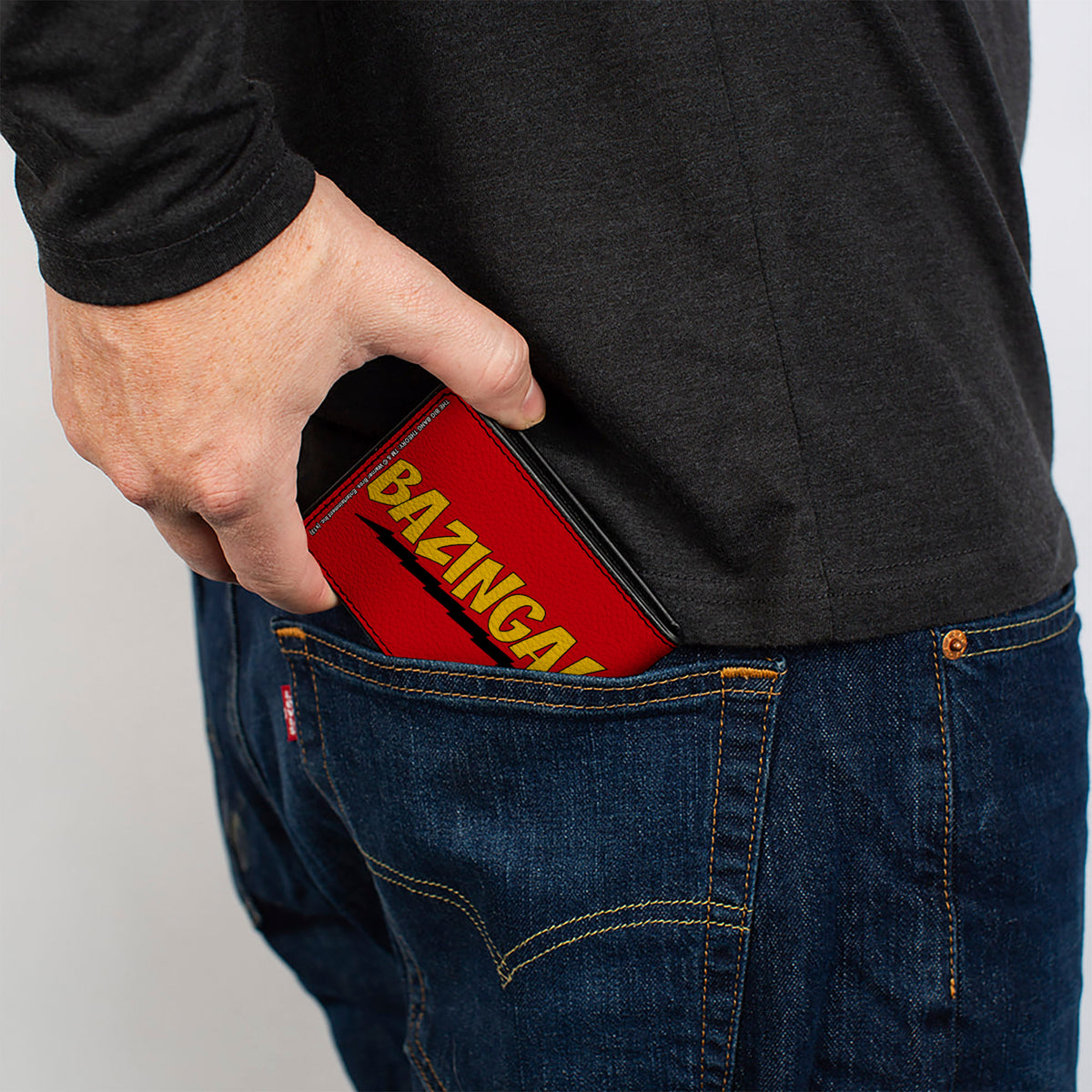 Bi-Fold Wallet - BAZINGA! Red Gold Black Bi-Fold Wallets The Big Bang Theory
