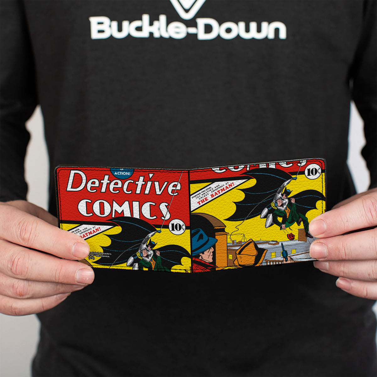 Bi-Fold Wallet - Classic DETECTIVE COMICS Issue #27 First Batman Action Cover Pose Bi-Fold Wallets DC Comics