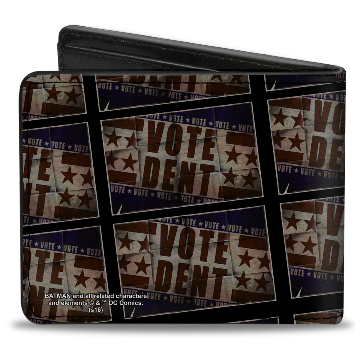 Bi-Fold Wallet - Uncle Two-Face WE WANT YOU! VOTE DENT Poster Blocks Bi-Fold Wallets DC Comics