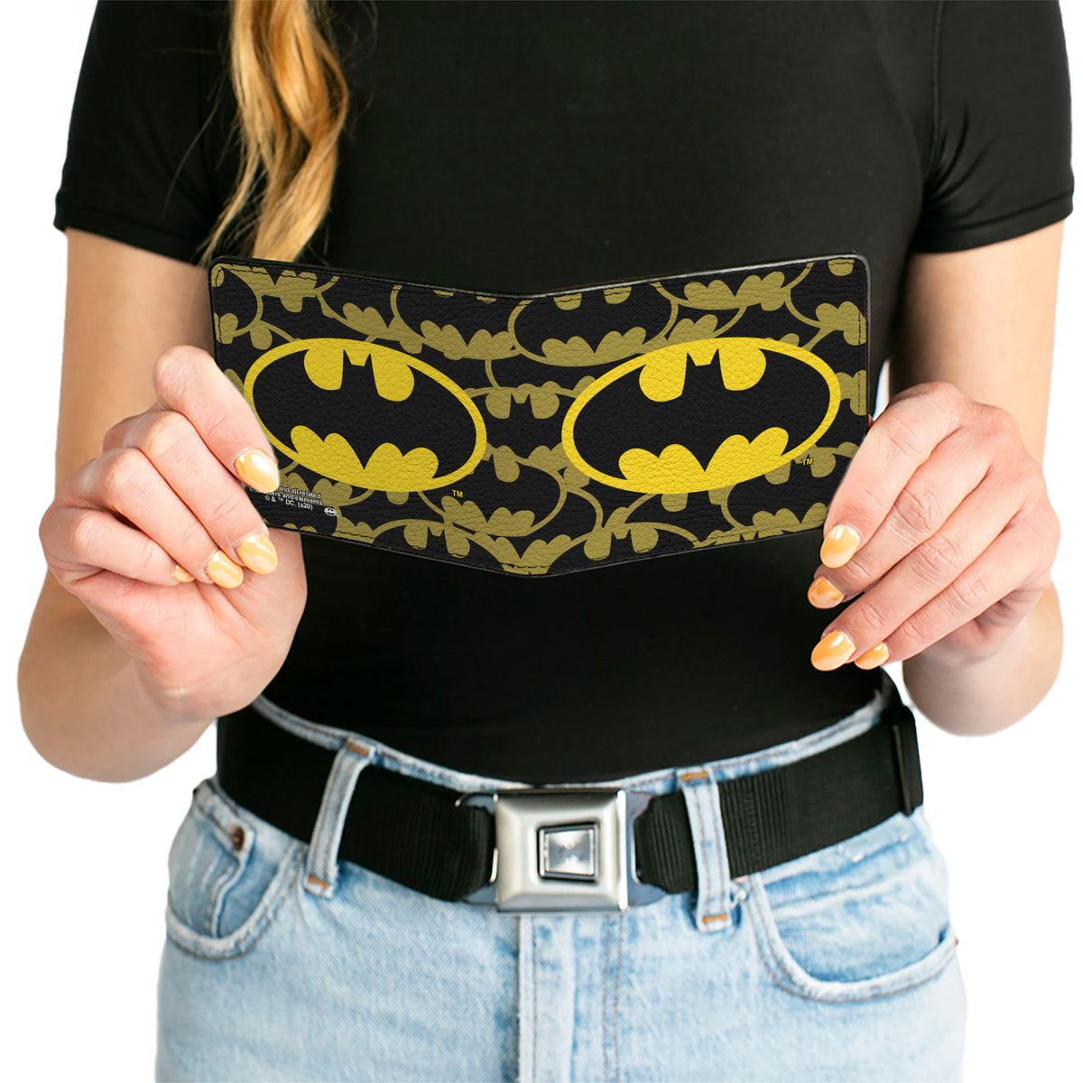 Bi-Fold Wallet - Batman Logo Centered/Stacked Logos Bi-Fold Wallets DC Comics