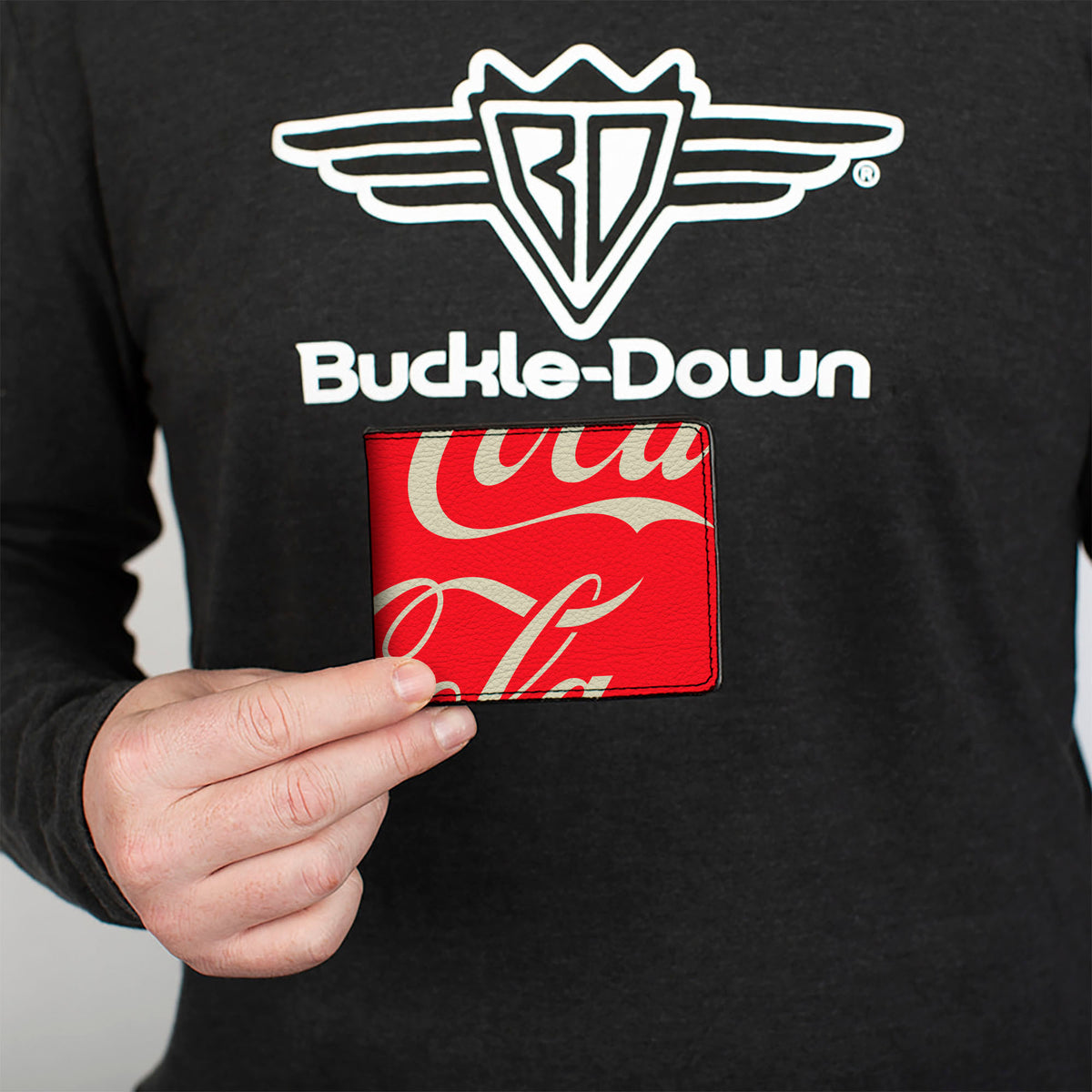 Bi-Fold Wallet - DRINK COCA-COLA Close-Up Red/White Bi-Fold Wallets Coca-Cola