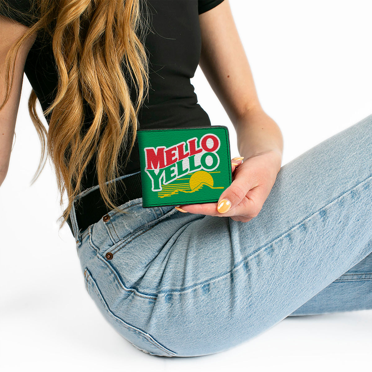 Bi-Fold Wallet - MELLO YELLO Mountain Logo Green/White/Red/Yellow Bi-Fold Wallets Coca-Cola