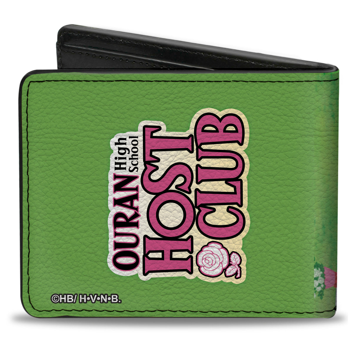 Bi-Fold Wallet - OURAN HIGH SCHOOL HOST CLUB Little Girl Hitachiin Twins Pose and Title Logo Bi-Fold Wallets Ouran High School Host Club