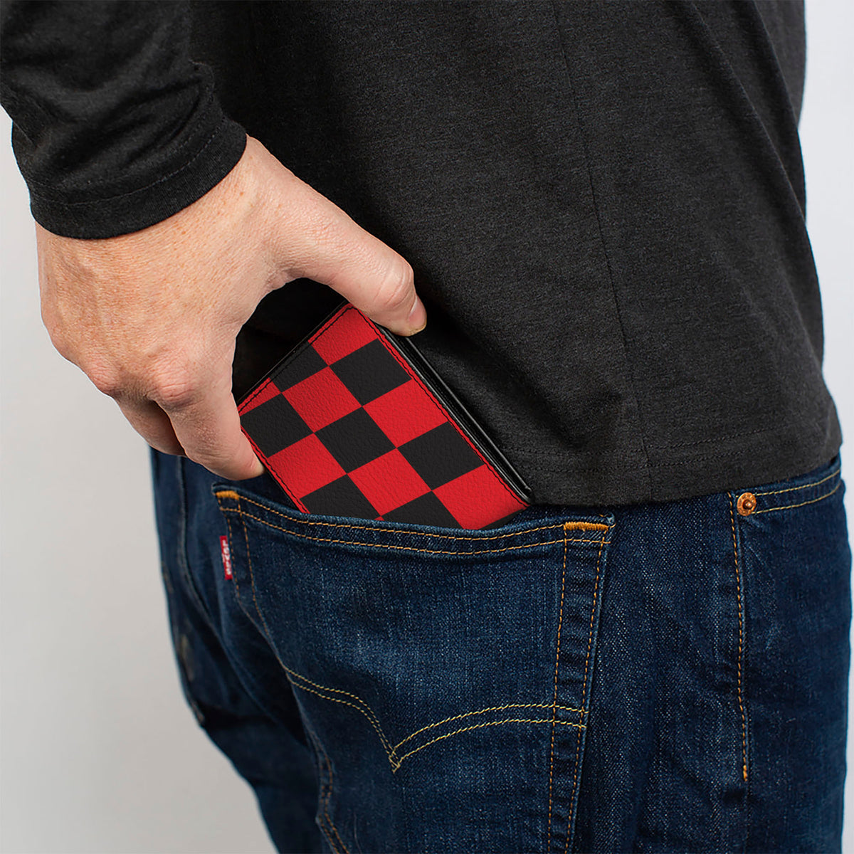 Bi-Fold Wallet - VIPER RACING Logo Checker Red/Black Bi-Fold Wallets Dodge