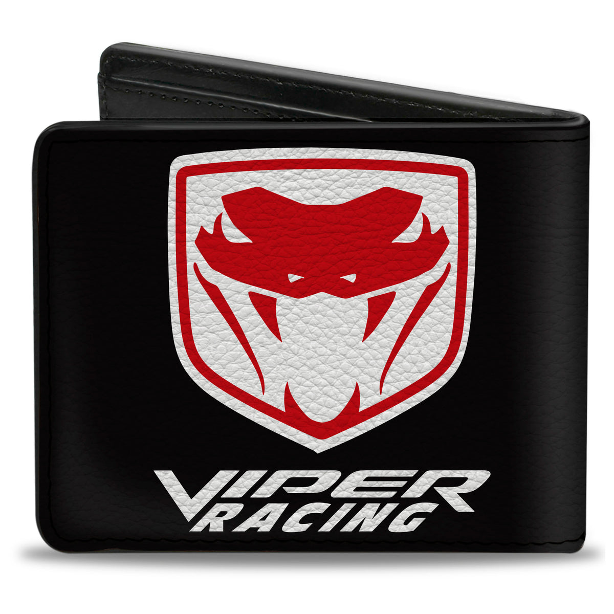 Bi-Fold Wallet - VIPER RACING Logo Shield Black/White/Red Bi-Fold Wallets Dodge