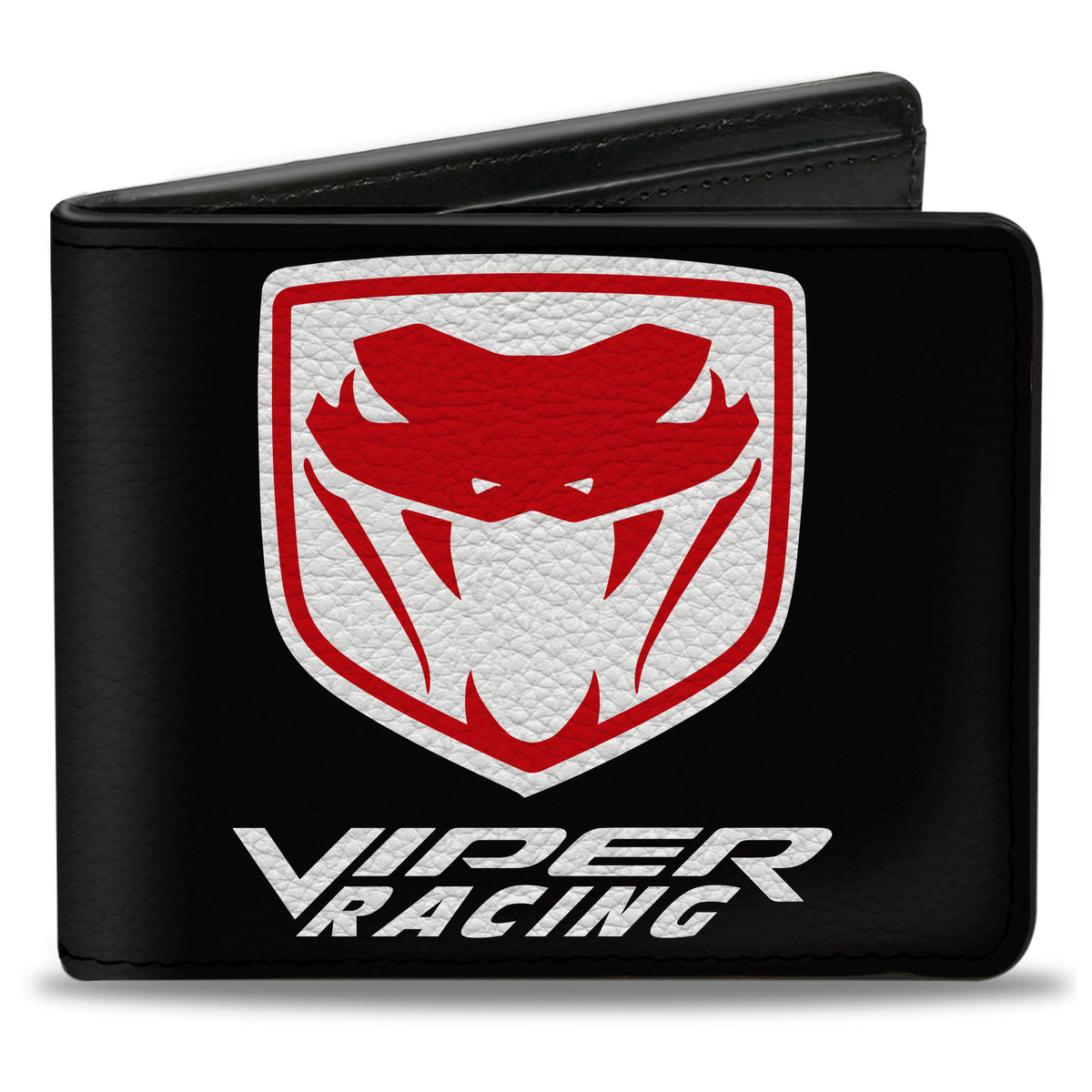 Bi-Fold Wallet - VIPER RACING Logo Shield Black/White/Red Bi-Fold Wallets Dodge