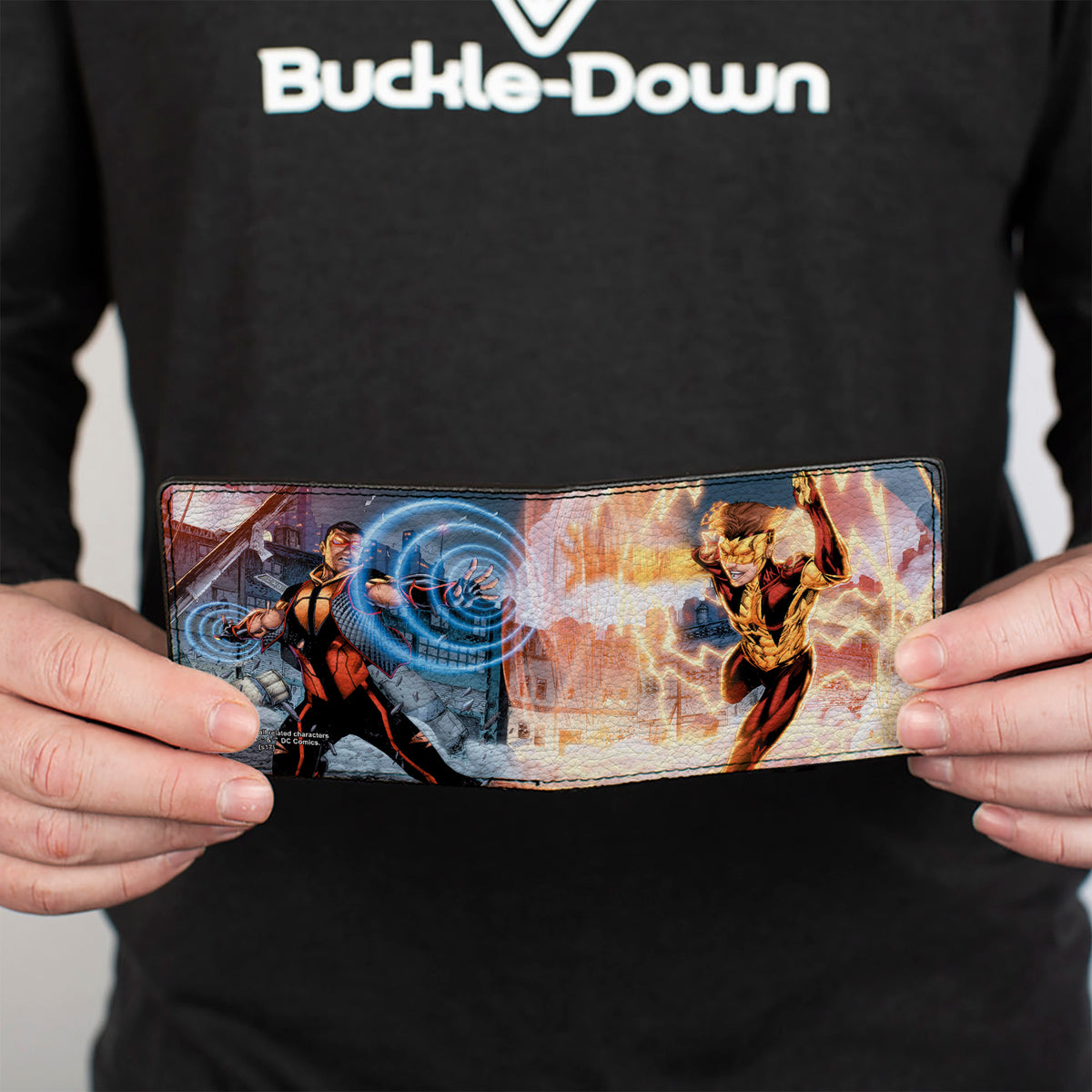 Bi-Fold Wallet - New 52 Vibe Issue #3 Vibe and Kid Flash Cover Pose Bi-Fold Wallets DC Comics
