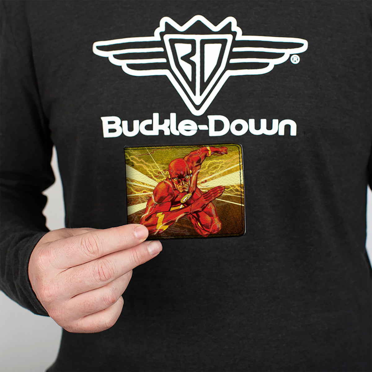 Bi-Fold Wallet - The Flash Rebirth Running Action Pose Rays Yellows Reds Bi-Fold Wallets DC Comics