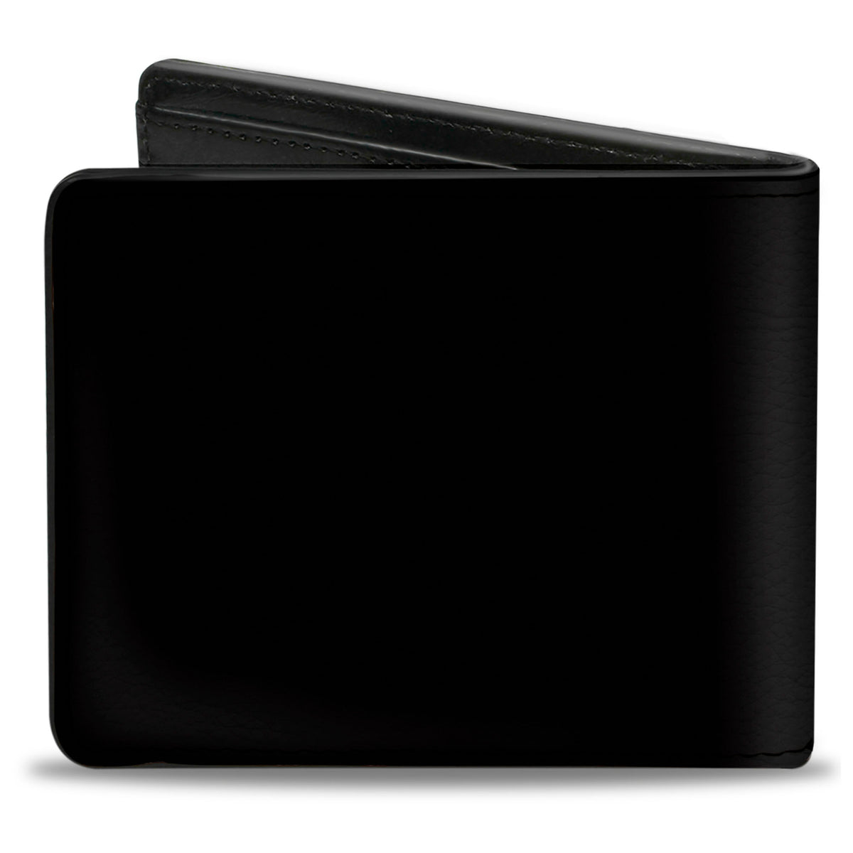 Bi-Fold Wallet - Mustang Chrome Pony MUSTANG Script Black Silver Bi-Fold Wallets Ford