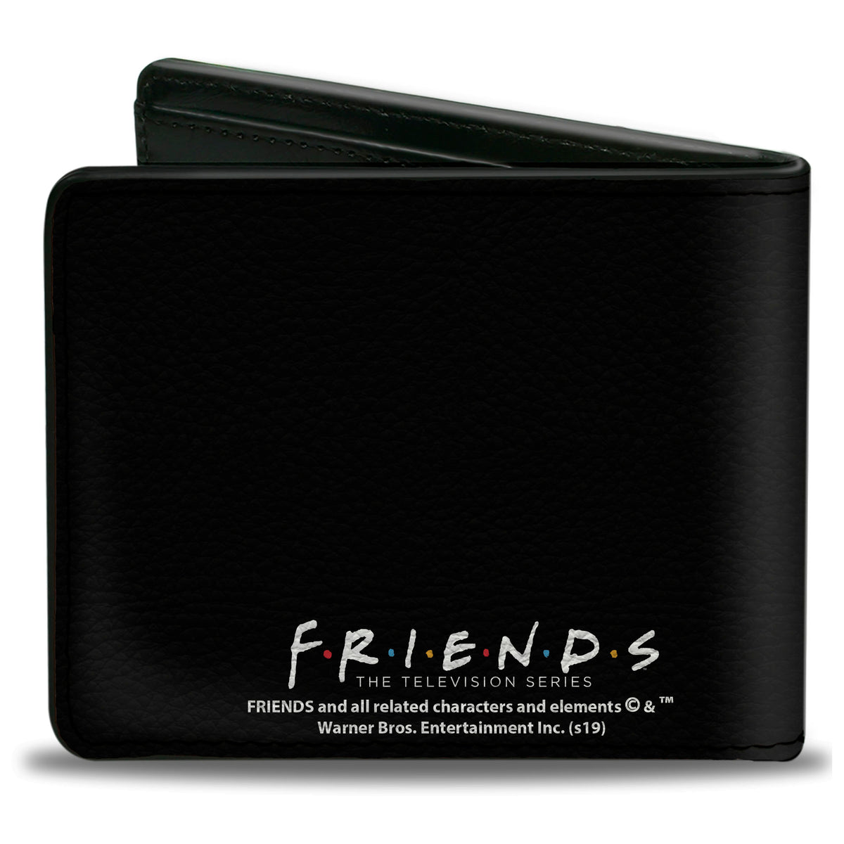 Bi-Fold Wallet - FRIENDS Logo Black White Multi Color Bi-Fold Wallets Friends
