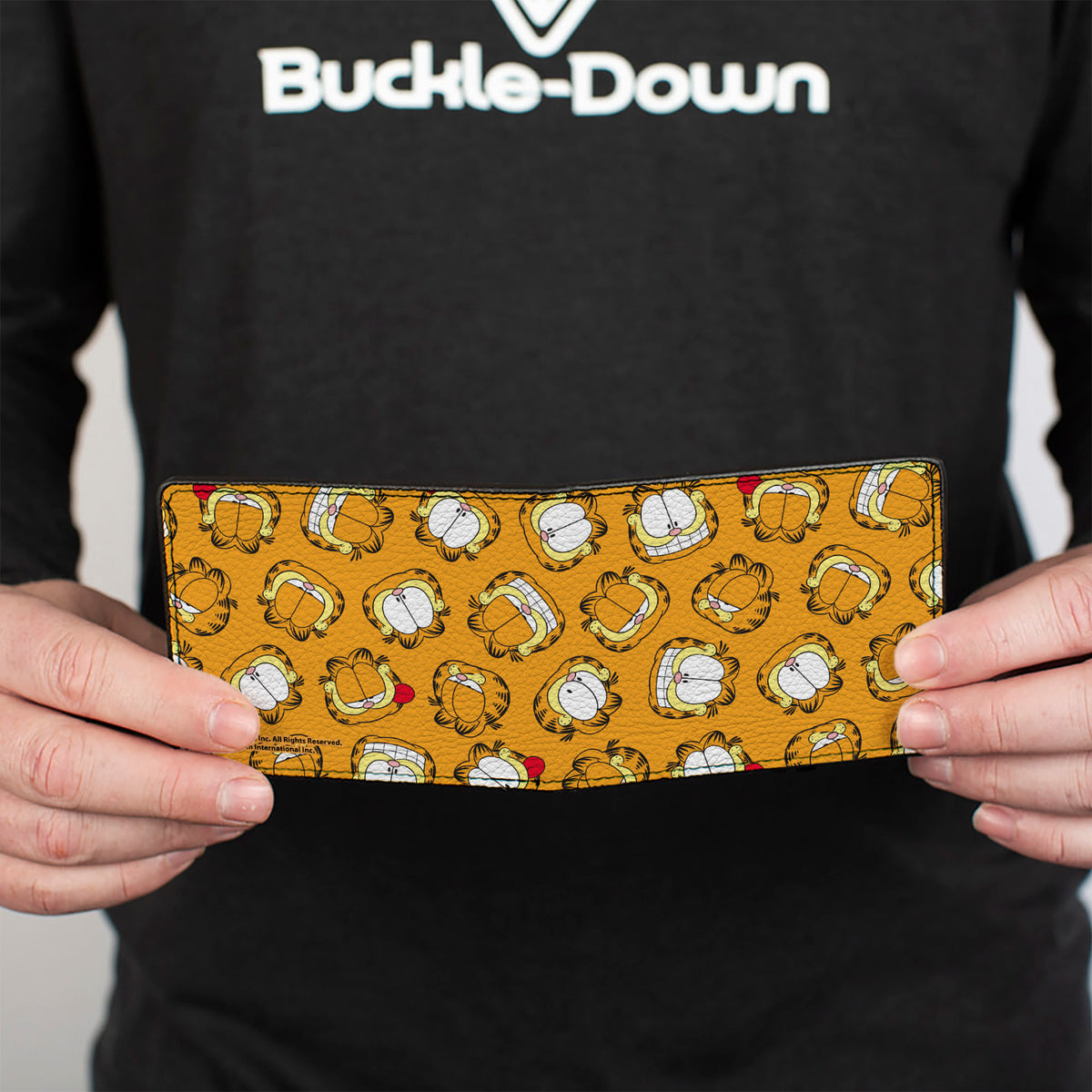 Bi-Fold Wallet - Garfield Expressions Scattered Orange Bi-Fold Wallets Nickelodeon