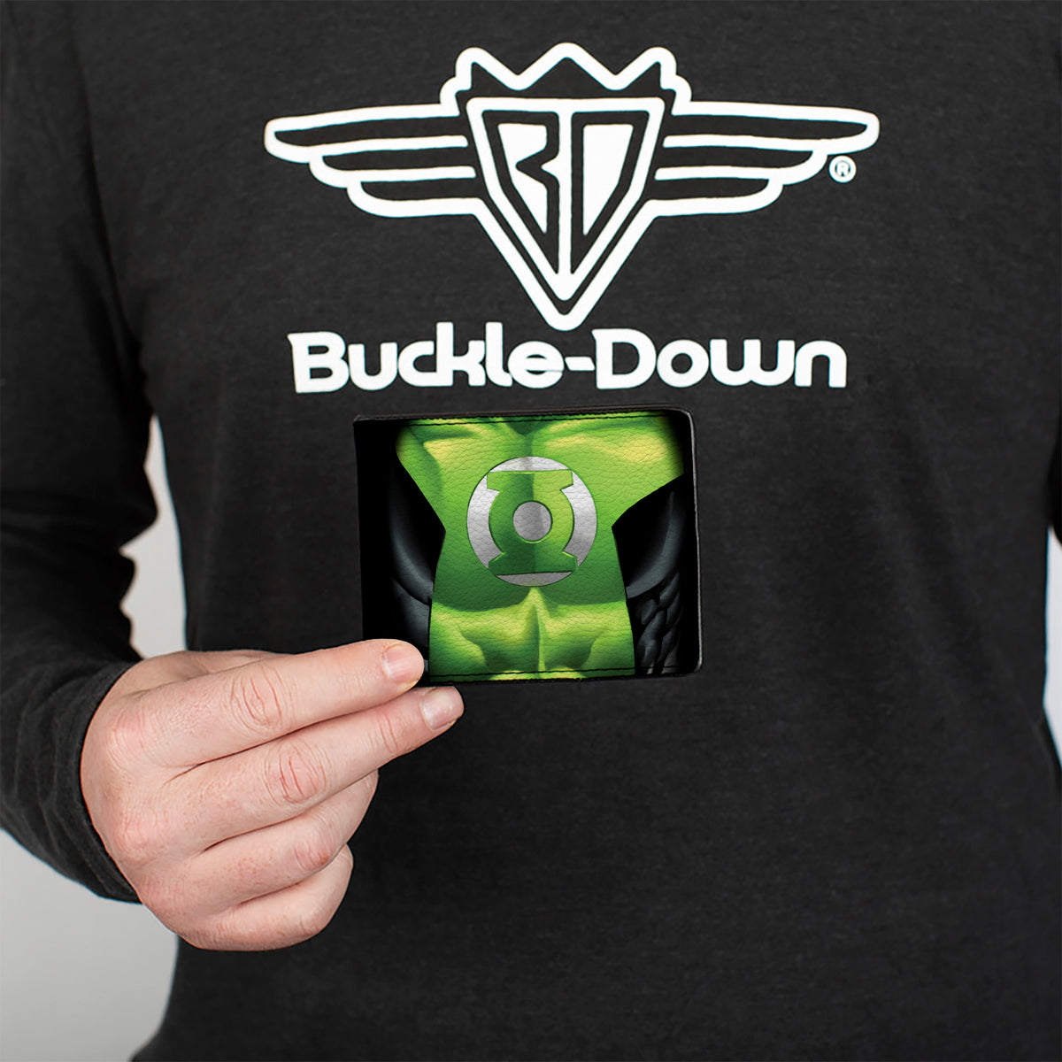 Bi-Fold Wallet - Green Lantern Chest Logo Bi-Fold Wallets DC Comics