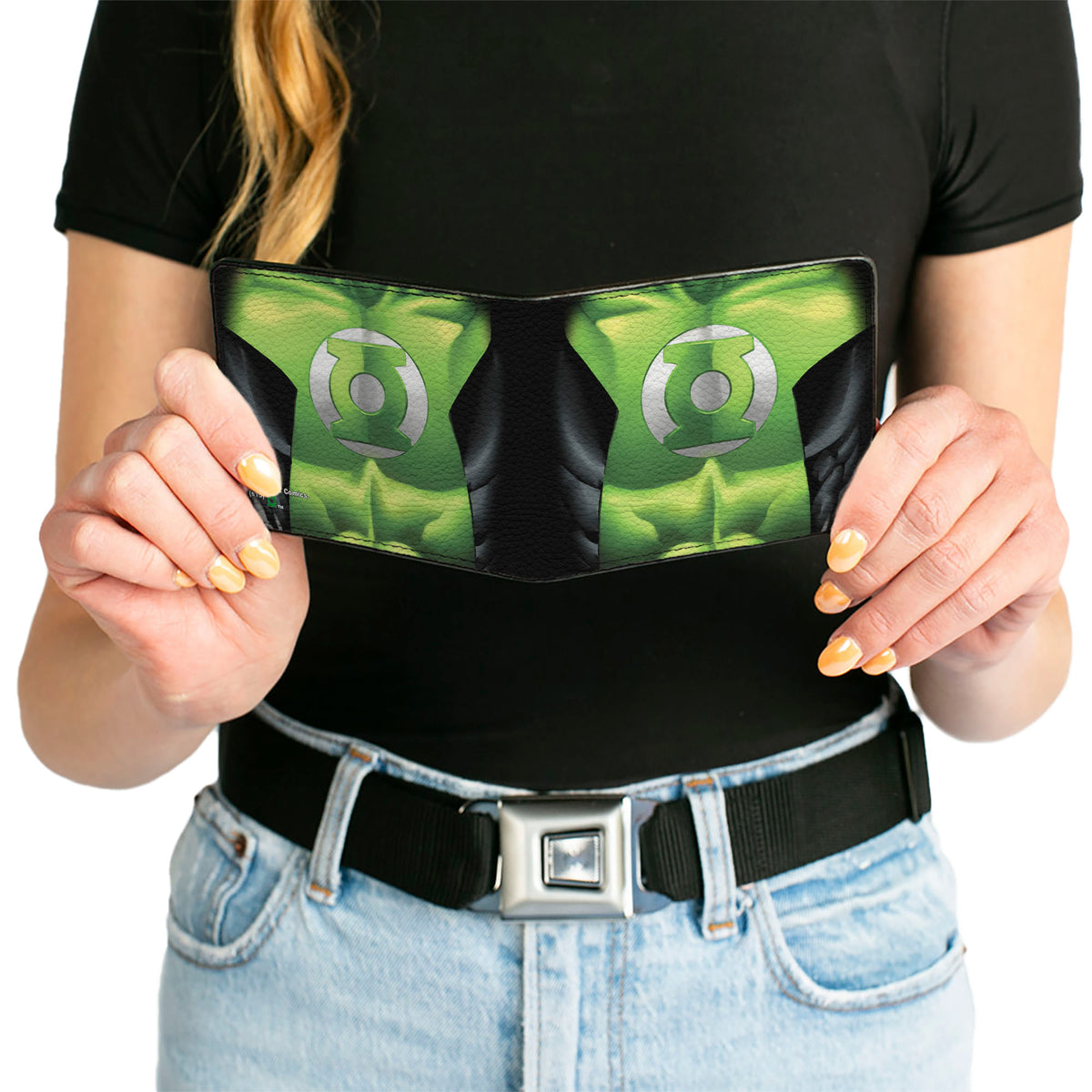 Bi-Fold Wallet - Green Lantern Chest Logo Bi-Fold Wallets DC Comics