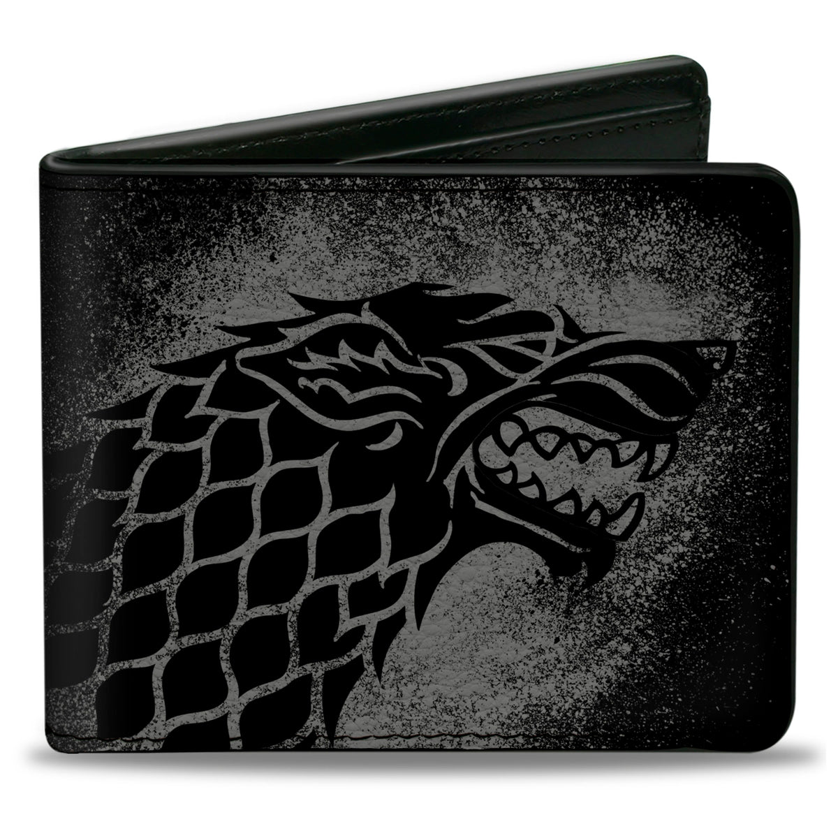 Bi-Fold Wallet - Game of Thrones House Stark Sigil + WINTER IS COMING STARK Black/Red Bi-Fold Wallets Game of Thrones
