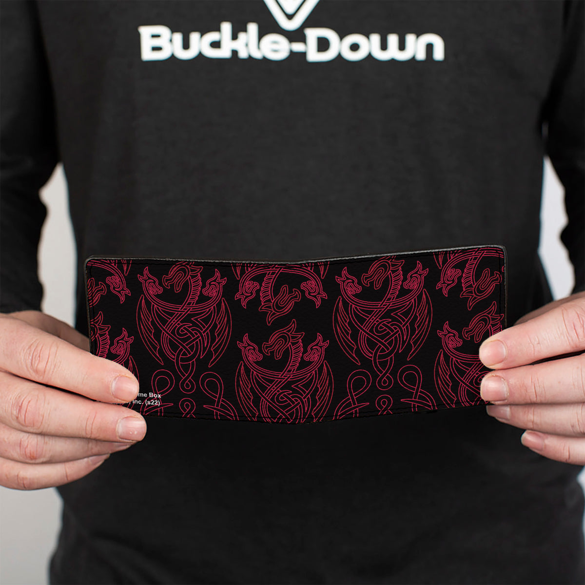 Bi-Fold Wallet - House of the Dragon Title Logo Red Black Yellow Bi-Fold Wallets House of the Dragon