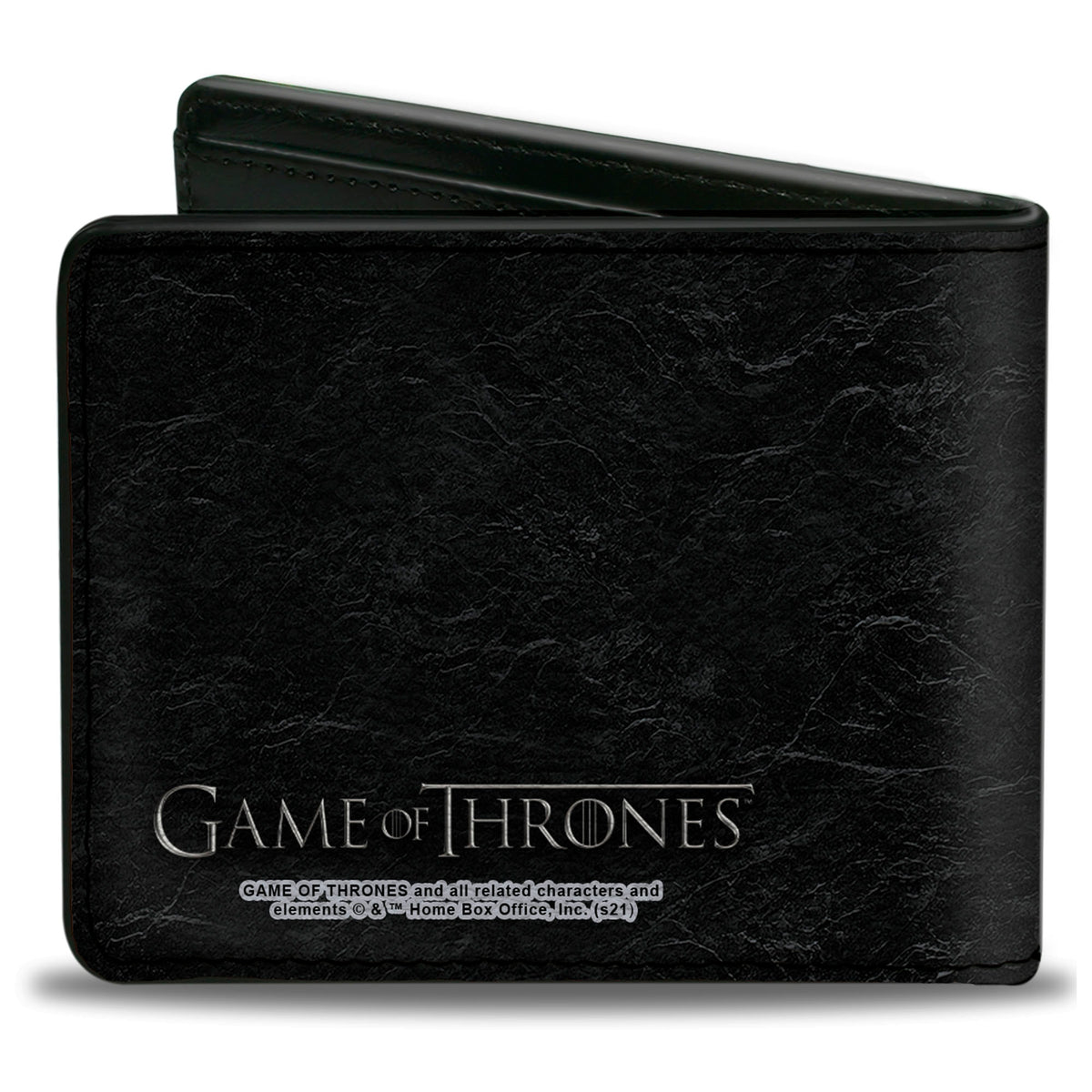 Bi-Fold Wallet - Game of Thrones HOUSE TARGARYEN Three-Headed Dragon Sigil Black Silvers Bi-Fold Wallets Game of Thrones