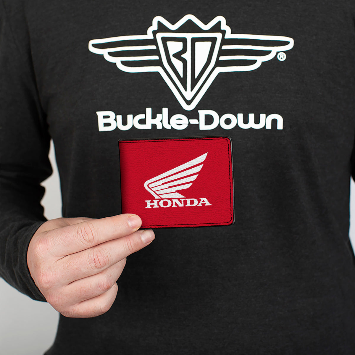 Bi-Fold Wallet - HONDA Motorcycle Red White Bi-Fold Wallets Honda Motorsports