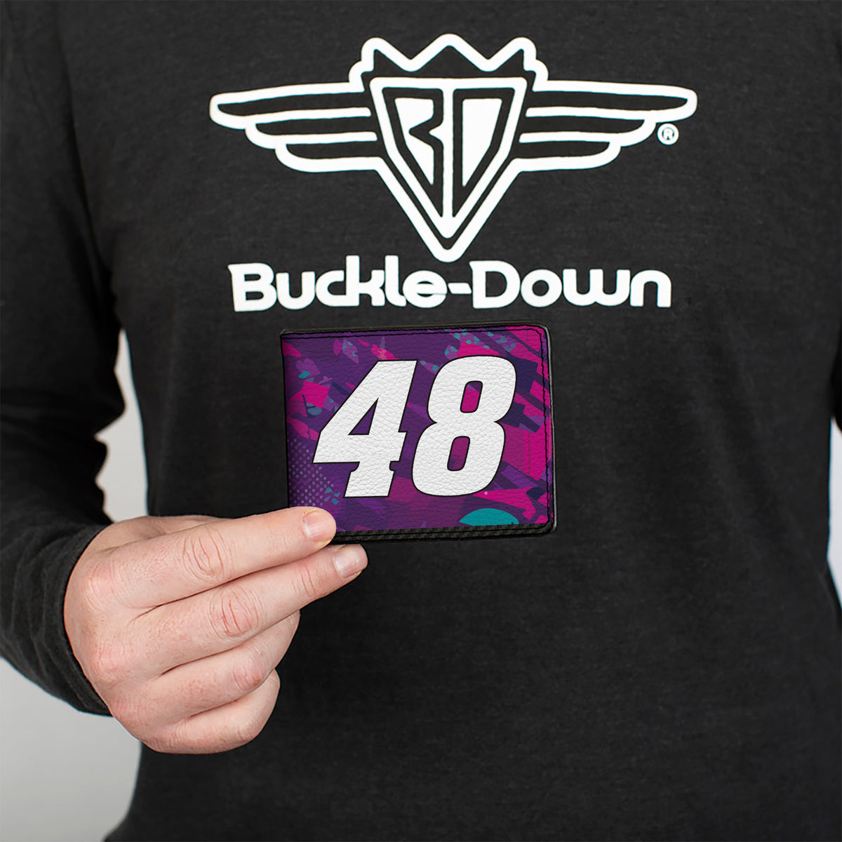Bi-Fold Wallet - Alex Bowman #48 Racing Logo Blues/Purples/White Bi-Fold Wallets Hendrick Motorsports