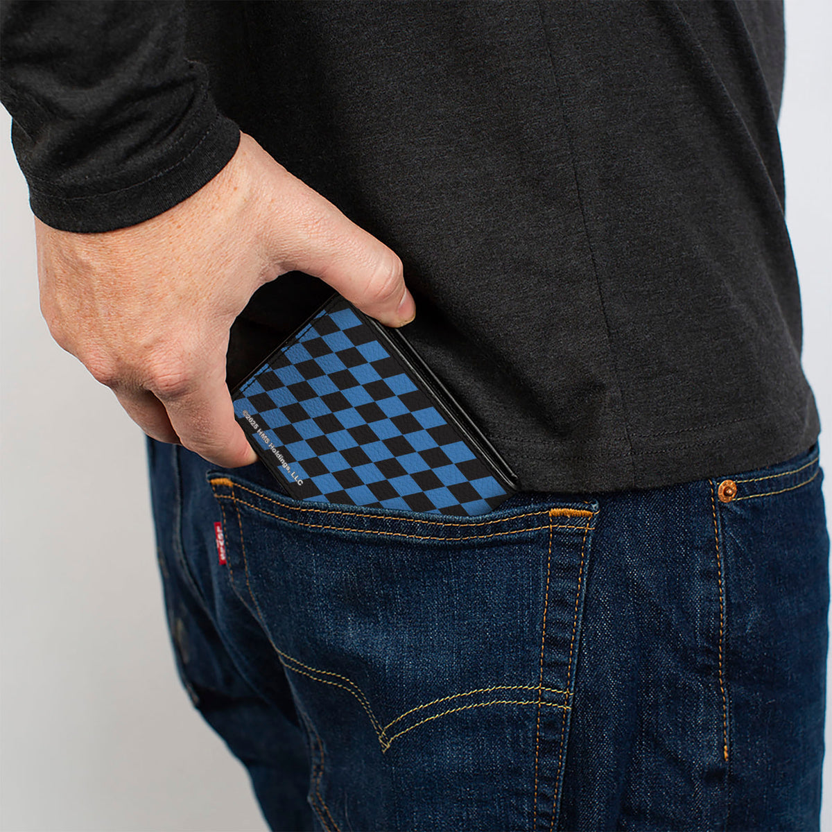 Bi-Fold Wallet - CHASE ELLIOTT #9 PRIME Logo Checker Black/White/Blue Bi-Fold Wallets Hendrick Motorsports