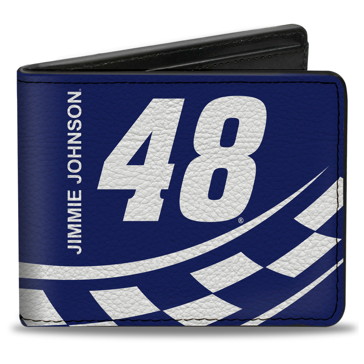 Bi-Fold Wallet - JIMMIE JOHNSON #48 LOWE'S Hendrick Motorsports Checker Blue/White Bi-Fold Wallets Hendrick Motorsports