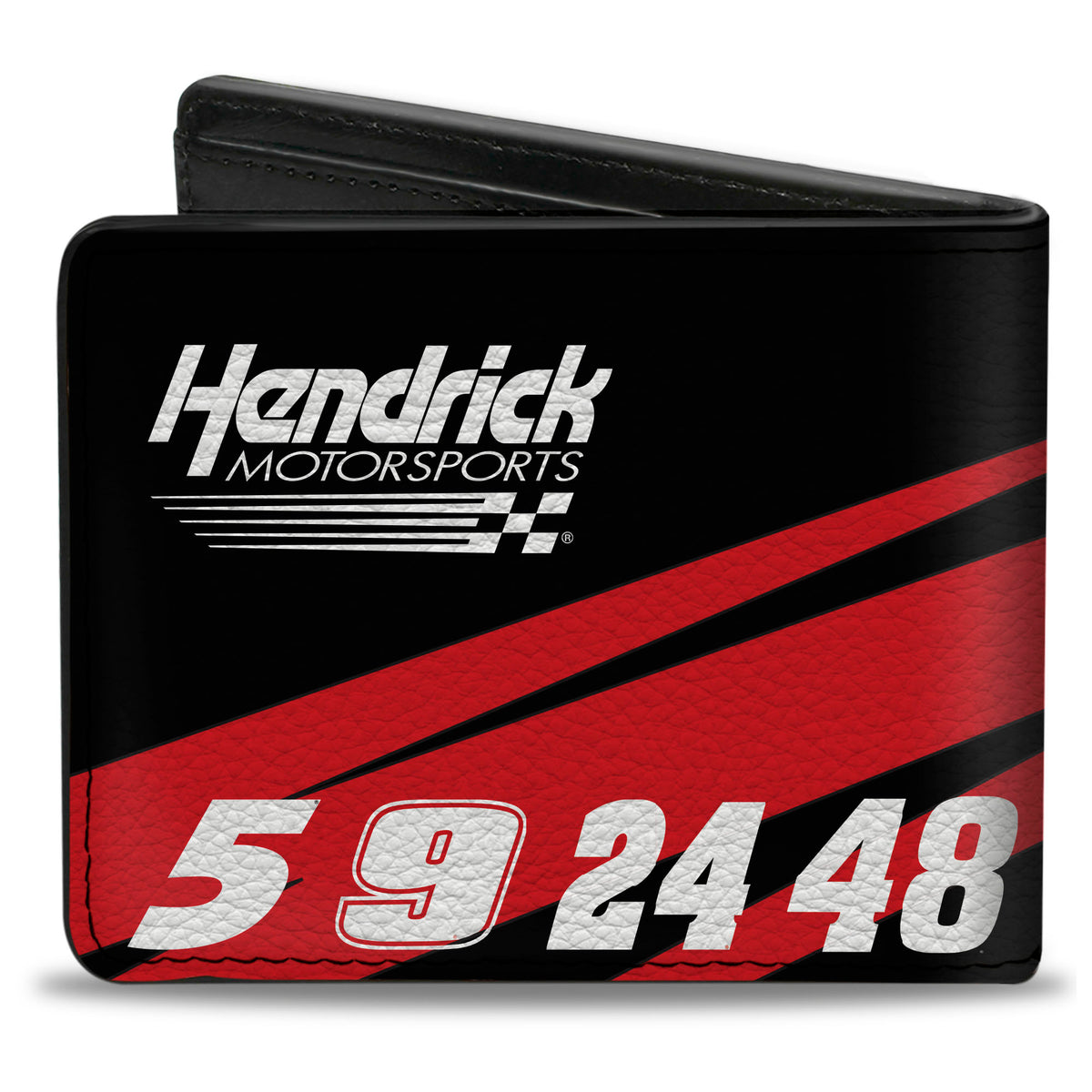 Bi-Fold Wallet - HENDRICK MOTORSPORTS Driver Numbers 5 9 24 48 Black/Red/White Bi-Fold Wallets Hendrick Motorsports